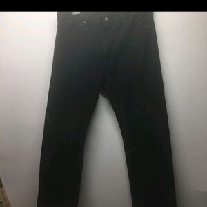 Levi's 505 Jeans Black Straight Leg Timeless Style Mens Size 40x30
